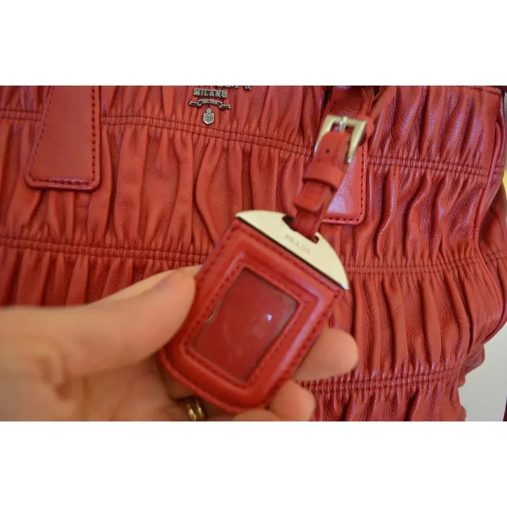 Prada Nappa Gaufre Satchel Tote Bag